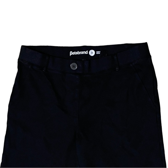 Betabrand Black Yoga Pants Black Leggings Flare Size M - Picture 7 of 13